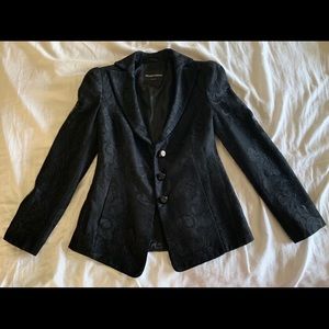 Emporio Armani Black Lace Blazer